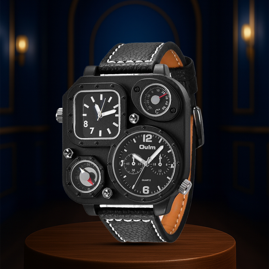 Relógio Masculino Tático Multifuncional | 51mm